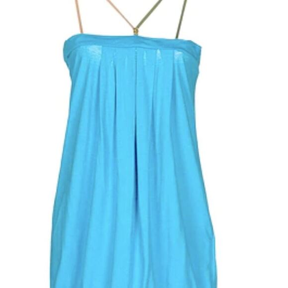 Fendi Short Turquoise Sundress Size 10 - Picture 8 of 13